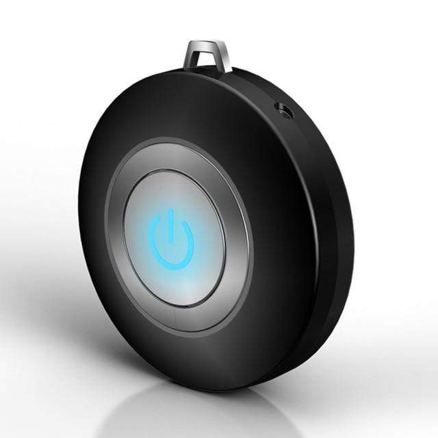 Personal Air Purifier Necklace Wearable Black
