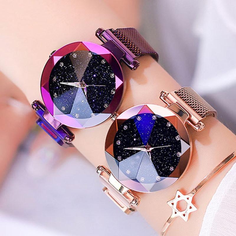 Bejewelled Starry Watch Purple