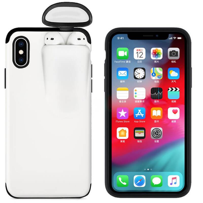2 in 1 AirPods iPhone Case