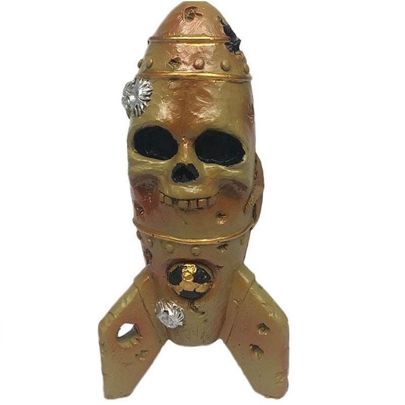 The Halloween Skull Bomb Small Nuclear Warhead Decor Color 2