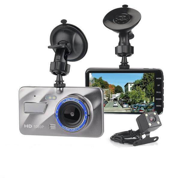 Front And Rear Dash Cam Surveillance (1080P HD)