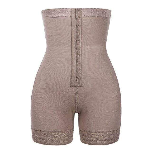 High Waist Compression Girdle Bodysuit Body Shaping Panties Brown / S