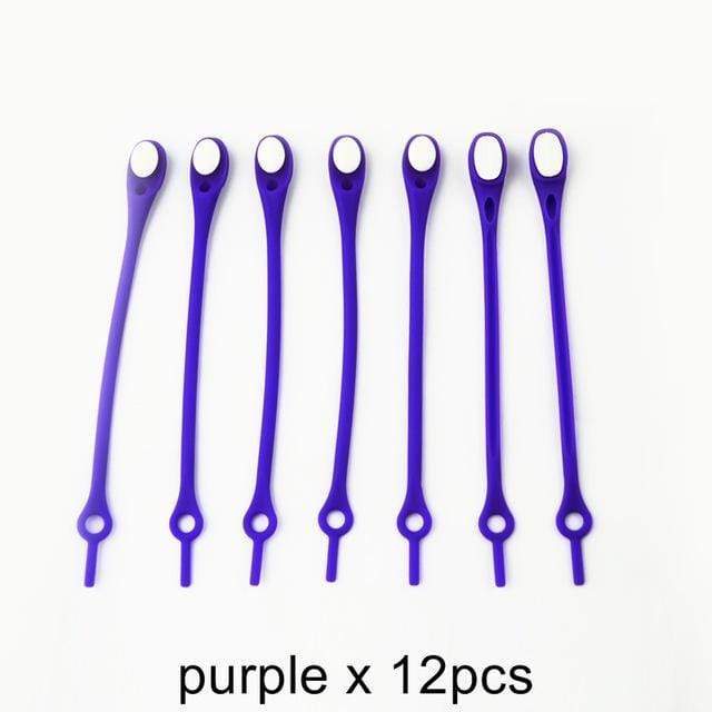 Lazy Lock Shoe Lace purple